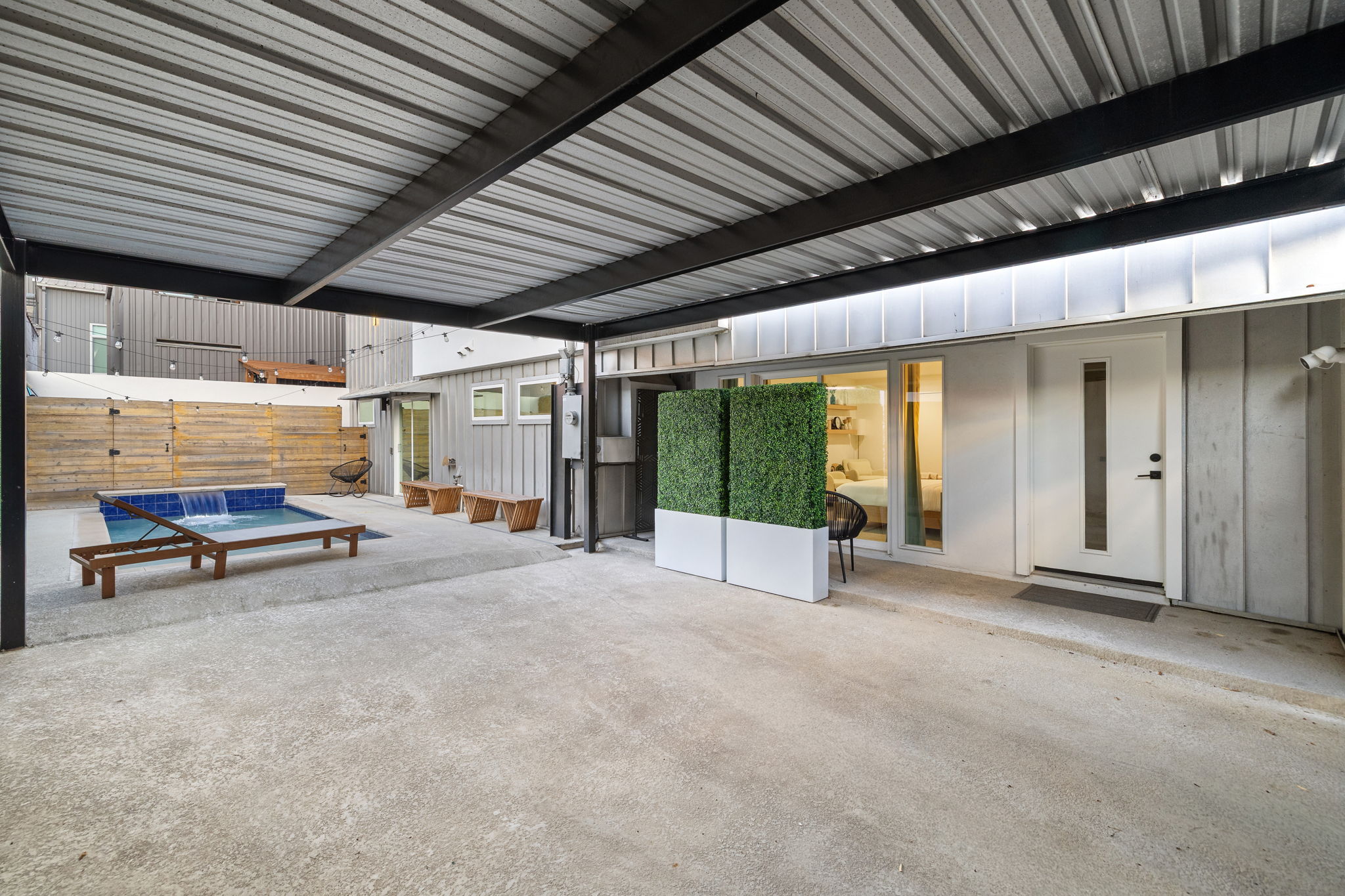 Master bathroom with double vanity